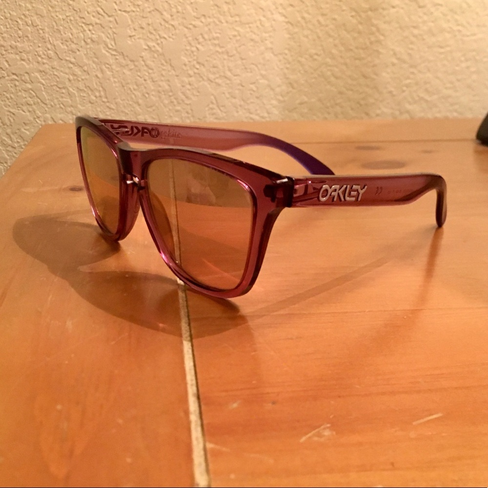 Purple Oakley Sunglasses